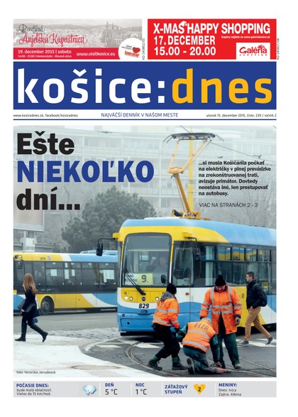 E-magazín košice:dnes 15.12.2015 - KRATKY GLOBAL: PUBLISHING, družstvo