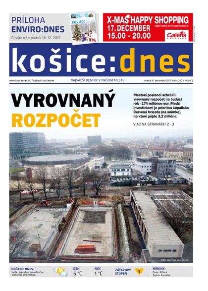 E-magazín košice:dnes 16.12.2015 - KRATKY GLOBAL: PUBLISHING, družstvo