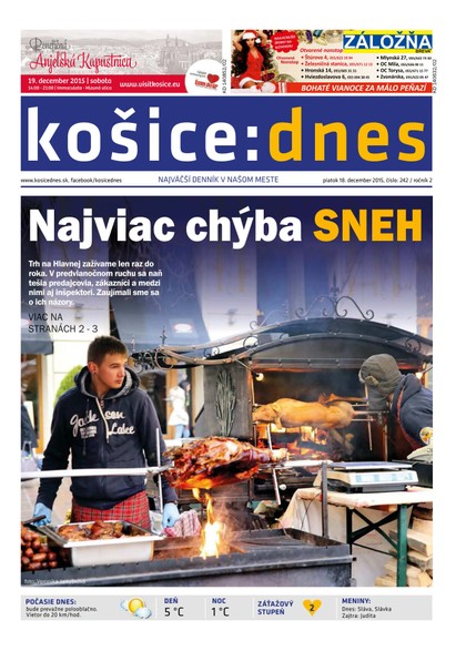 E-magazín košice:dnes 18.12.2015 - KRATKY GLOBAL: PUBLISHING, družstvo