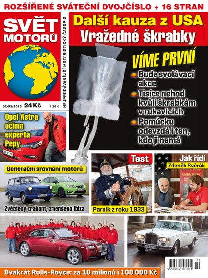 E-magazín Svět motorů - 21.12.2015 - CZECH NEWS CENTER a. s.