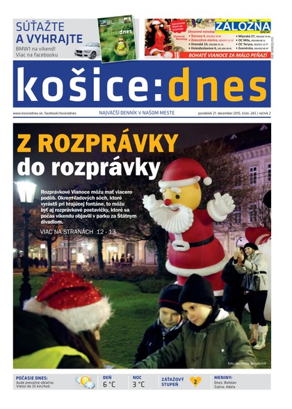 E-magazín košice:dnes 21.12.2015 - KRATKY GLOBAL: PUBLISHING, družstvo