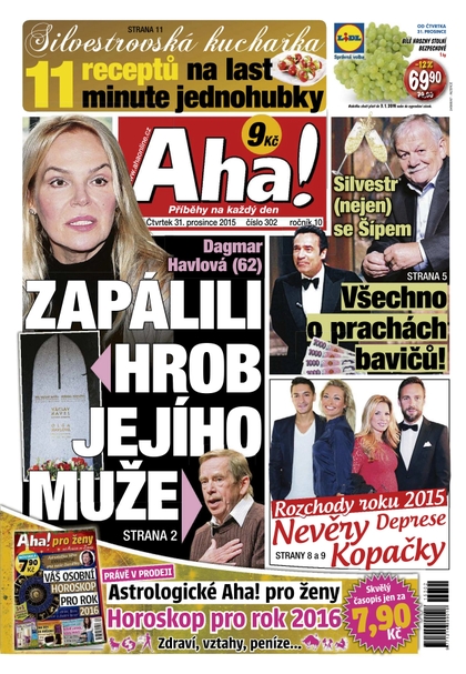 E-magazín AHA! - 31.12.2015 - CZECH NEWS CENTER a. s.