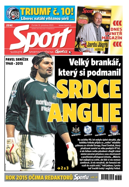 E-magazín Sport - 31.12.2015 - CZECH NEWS CENTER a. s.