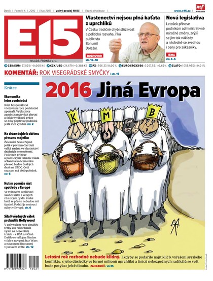 E-magazín E15 4.1.2016 - Czech Media Invest