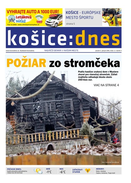 E-magazín košice:dnes 5.1.2016 - KRATKY GLOBAL: PUBLISHING, družstvo