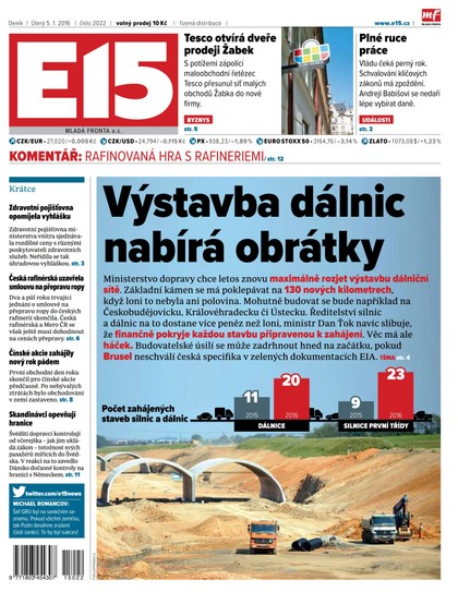 E-magazín 5.1.2016 - Czech Media Invest