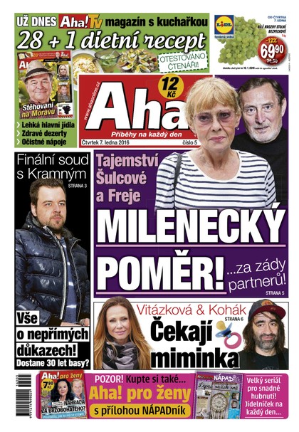 E-magazín AHA! - 7.1.2016 - CZECH NEWS CENTER a. s.