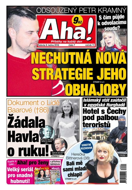 E-magazín AHA! - 9.1.2016 - CZECH NEWS CENTER a. s.