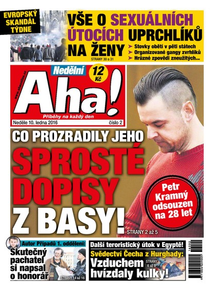 E-magazín Nedělní AHA! - 10.1.2016 - CZECH NEWS CENTER a. s.