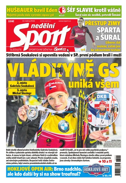 E-magazín Nedělní Sport - 10.1.2016 - CZECH NEWS CENTER a. s.