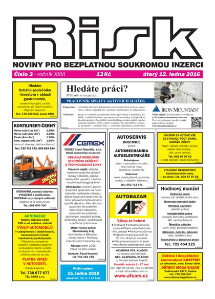 E-magazín Risk 3/2016 - Risk