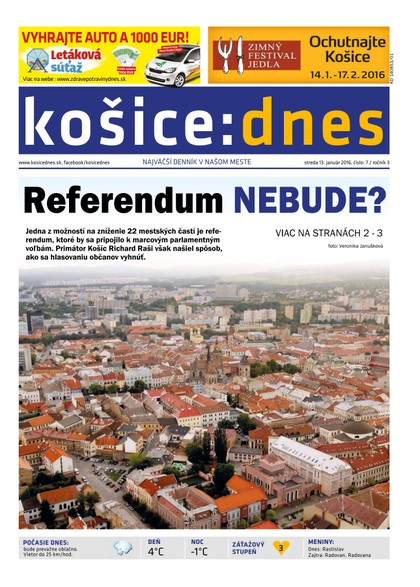 E-magazín kosice:dnes 13.1.2016 - KRATKY GLOBAL: PUBLISHING, družstvo