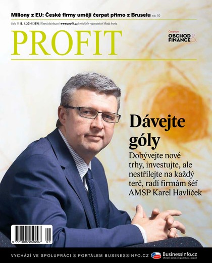 E-magazín Profit 18.1.2016 - Czech Media Invest