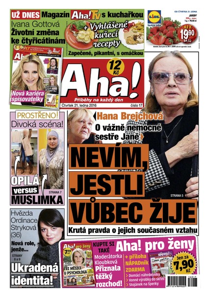 E-magazín AHA! - 21.1.2016 - CZECH NEWS CENTER a. s.