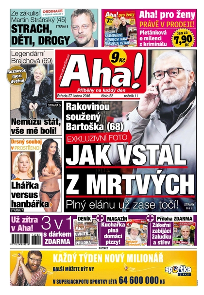 E-magazín AHA! - 27.1.2016 - CZECH NEWS CENTER a. s.