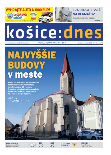 E-magazín košice:dnes 1.2.2016 - KRATKY GLOBAL: PUBLISHING, družstvo