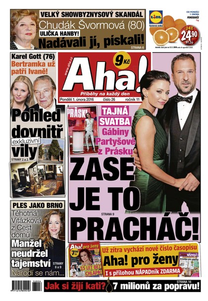 E-magazín AHA! - 1.2.2016 - CZECH NEWS CENTER a. s.