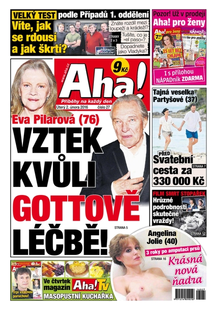 E-magazín AHA! - 2.2.2016 - CZECH NEWS CENTER a. s.