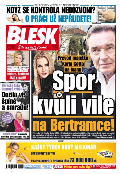 E-magazín Blesk - 3.2.2016 - CZECH NEWS CENTER a. s.