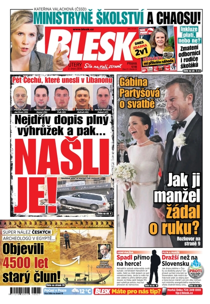 E-magazín Blesk 2.2.2016 - CZECH NEWS CENTER a. s.
