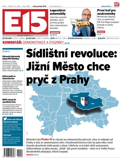 E-magazín E15 12.2.2016 - Czech Media Invest