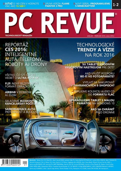 E-magazín PC REVUE1-2/2016 -  DIGITAL VISIONS spol. s r.o. 