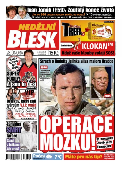 E-magazín Nedělní Blesk - 28.2.2016 - CZECH NEWS CENTER a. s.