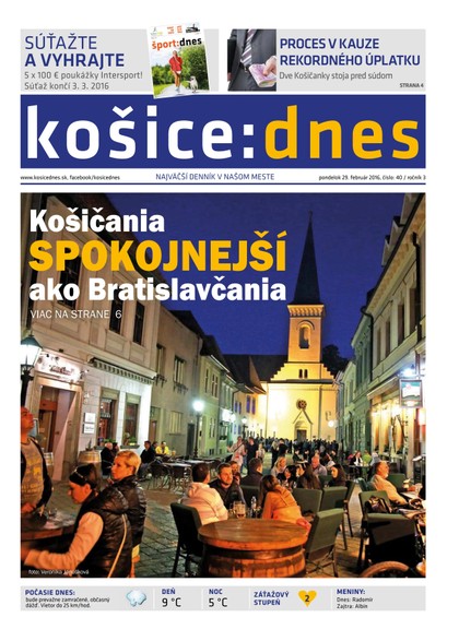 E-magazín košice:dnes 29.2.2016 - KRATKY GLOBAL: PUBLISHING, družstvo