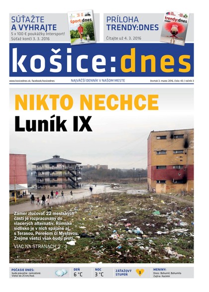 E-magazín košice:dnes 3.3.2016 - KRATKY GLOBAL: PUBLISHING, družstvo