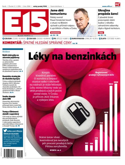 E-magazín E15 3.3.2016 - Czech Media Invest