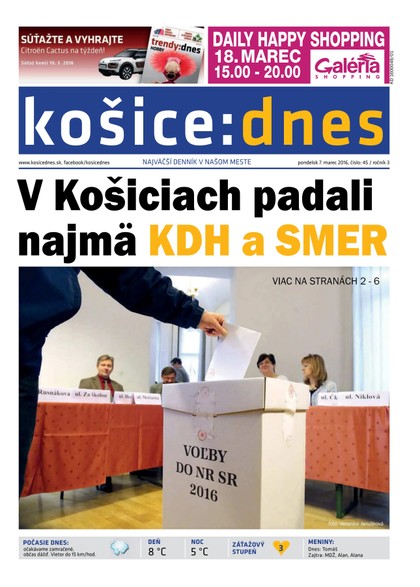 E-magazín košice:dnes 7.3.2016 - KRATKY GLOBAL: PUBLISHING, družstvo