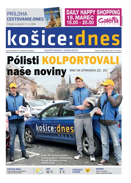 E-magazín košice:dnes 9.3.2016 - KRATKY GLOBAL: PUBLISHING, družstvo