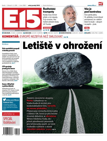 E-magazín E15 9.3.2016 - Czech Media Invest