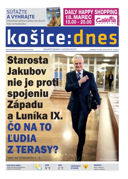 E-magazín košice:dnes 14.3.2016 - KRATKY GLOBAL: PUBLISHING, družstvo