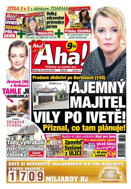 E-magazín AHA! - 16.3.2016 - CZECH NEWS CENTER a. s.