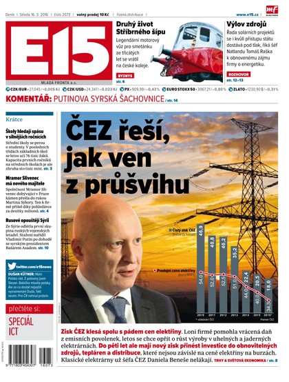 E-magazín E15 16.3.2016 - Czech Media Invest