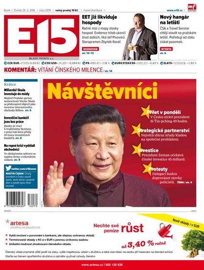 E-magazín E15 24.3.2016 - Czech Media Invest