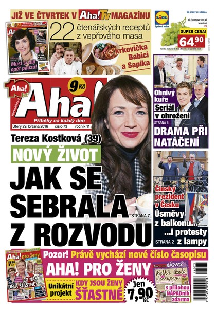 E-magazín AHA! - 29.3.2016 - CZECH NEWS CENTER a. s.