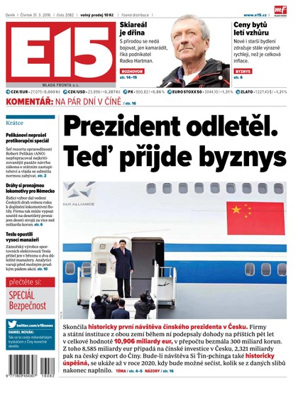 E-magazín E15 31.3.2016 - Czech Media Invest