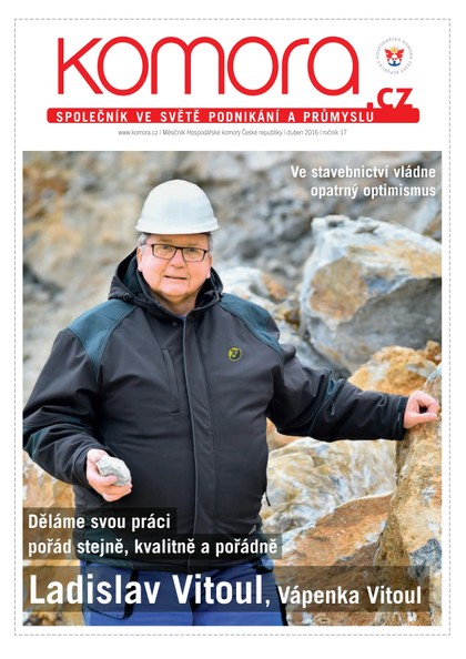 E-magazín Komora duben 2016 - C.O.T. group s.r.o.