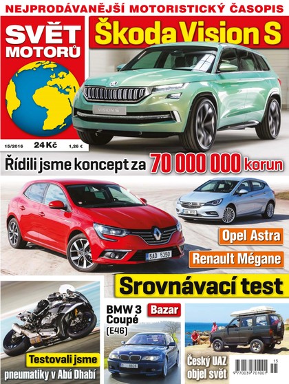 E-magazín Svět motorů - 11.4.2016 - CZECH NEWS CENTER a. s.