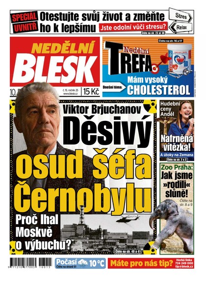 E-magazín Nedělní Blesk - 10.4.2016 - CZECH NEWS CENTER a. s.