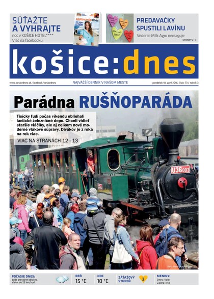 E-magazín Košice:dnes 18.4.2016 - KRATKY GLOBAL: PUBLISHING, družstvo