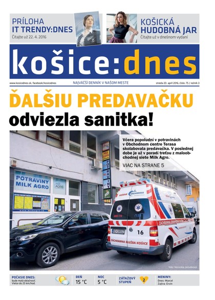 E-magazín Košice:dnes 20.4.2016 - KRATKY GLOBAL: PUBLISHING, družstvo