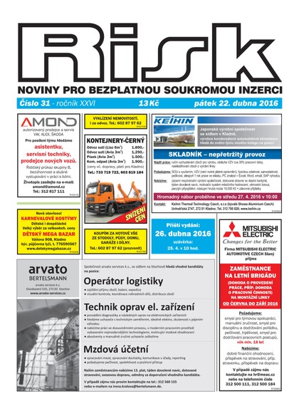 E-magazín Risk 31/2016 - Risk