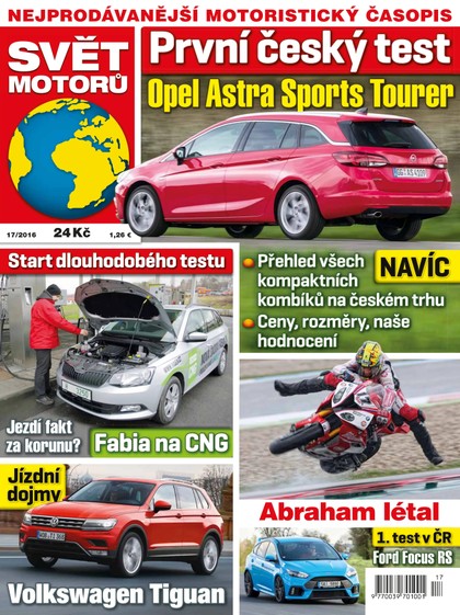 E-magazín Svět motorů - 25.4.2016 - CZECH NEWS CENTER a. s.