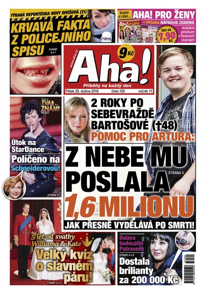 E-magazín AHA! - 29.4.2016 - CZECH NEWS CENTER a. s.