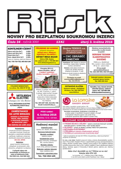 E-magazín Risk 34/2016 - Risk