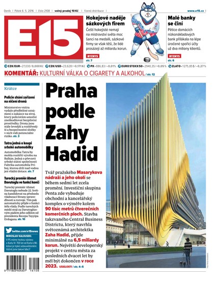 E-magazín E15 6.5.2016 - Czech Media Invest