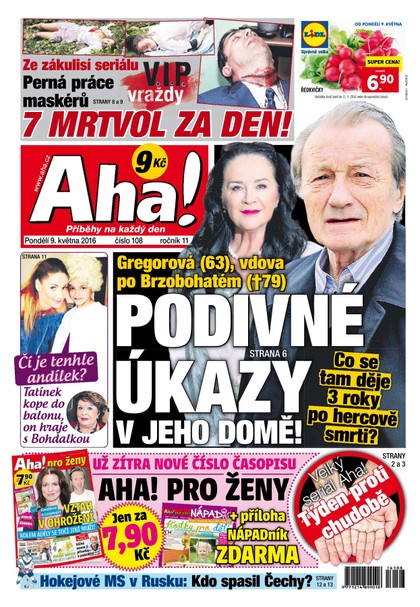 E-magazín AHA! - 9.5.2016 - CZECH NEWS CENTER a. s.